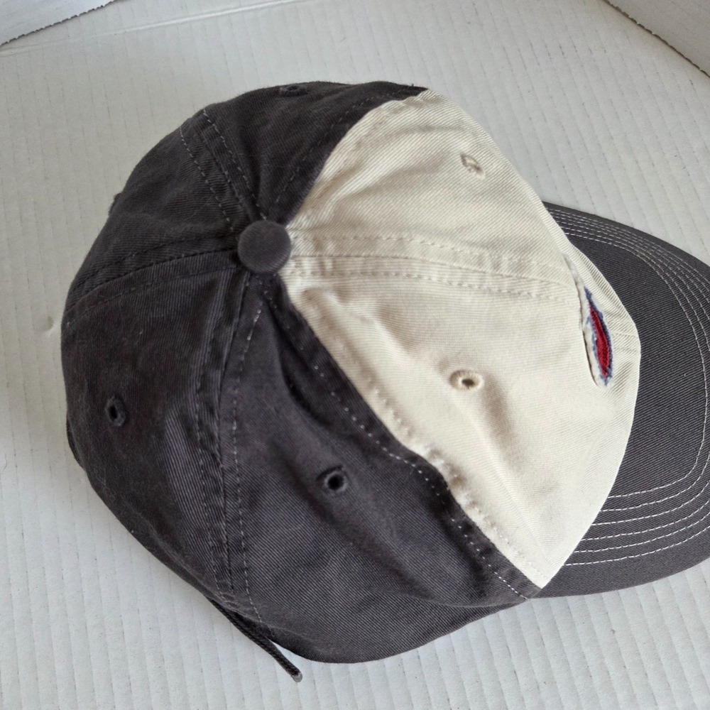 Chicago Cubs Hat Baseball Cap OSFA Gray and Tan Snapback Adjustable Distressed - Picture 4 of 10